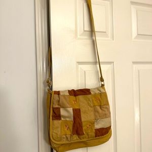 Hippie Patchwork Cottagecore Vintage Crossbody Embroidered Bag